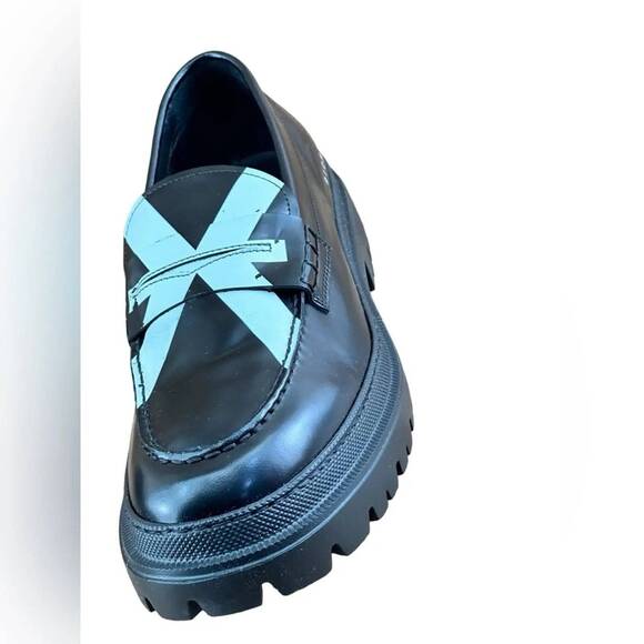 JOHN RICHMOND England flag Penny Loafers  Men - Picture 4 of 8